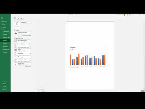 Bonusvideo - Excel Blätter Drucken 1 - Seitenränder definieren, Blatt-Ausrichtung und Skalierung